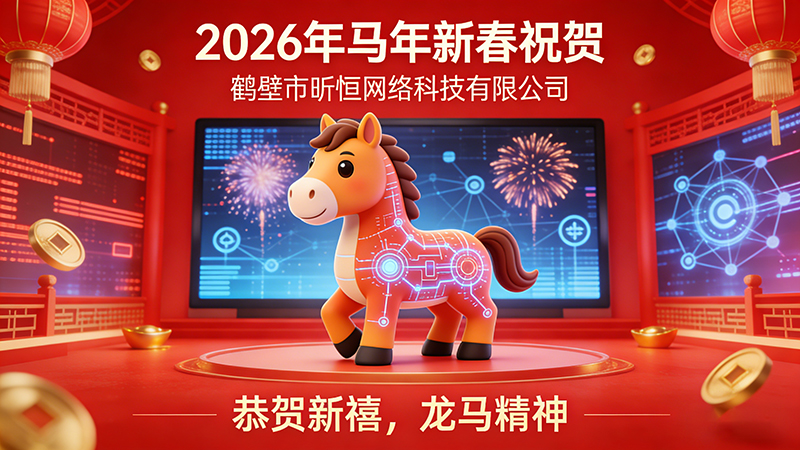 鹤壁市昕恒网络科技有限公司2026年春节放假公告